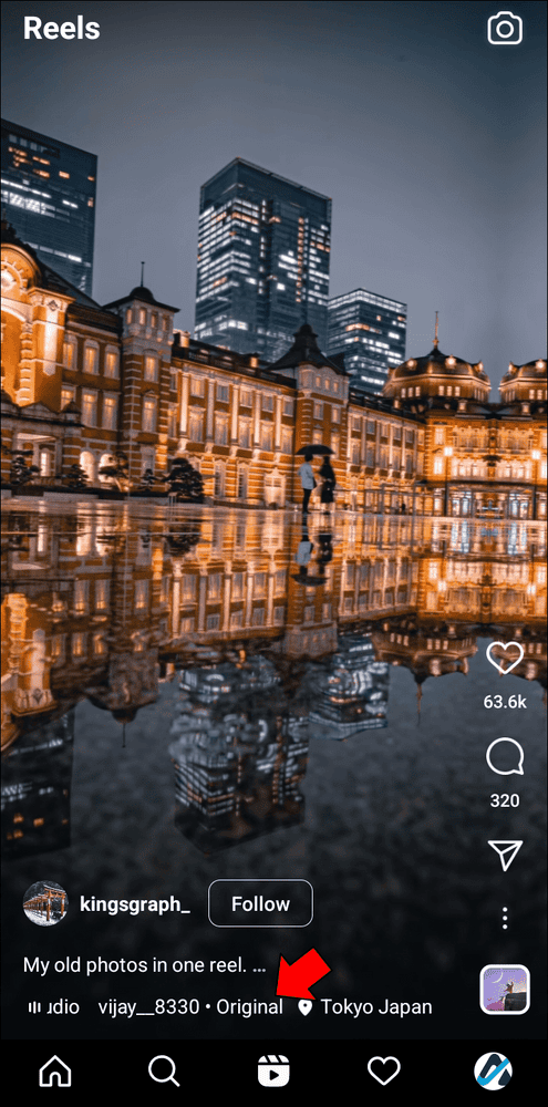 حل مشكلة عدم توفر الأغنية في انستقرام ريلز 7 Saving Other Users Audio 1 حل مشكلة عدم توفر الأغنية في انستقرام ريلز