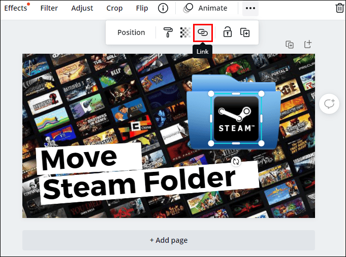Screenshot 2 7 كيفية إضافة رابط في Canva