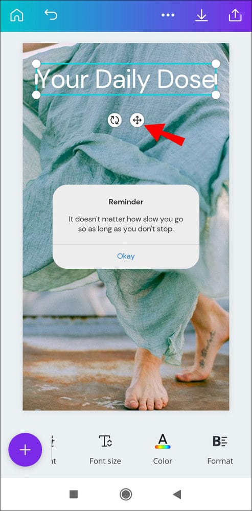 كيفية إضافة مربع نص في Canva 16 Screenshot 2021 05 23 16 17 57 441 com.canva .editor كيفية إضافة مربع نص في Canva