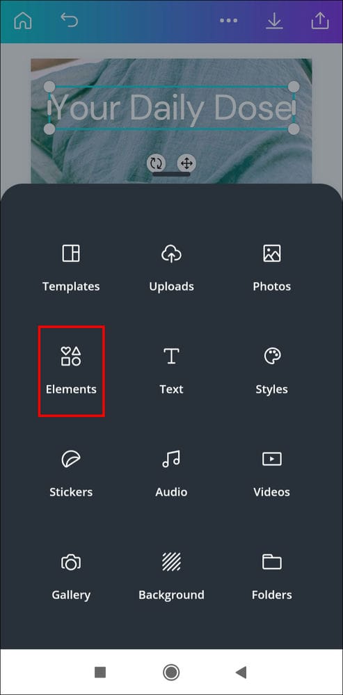 كيفية إضافة مربع نص في Canva 33 Screenshot 2021 05 23 16 18 47 790 com.canva .editor 1 كيفية إضافة مربع نص في Canva