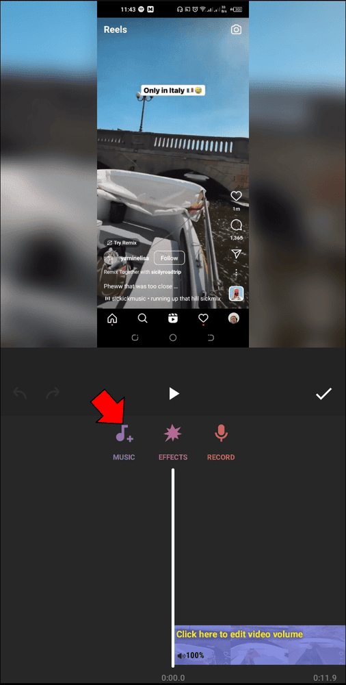 حل مشكلة عدم توفر الأغنية في انستقرام ريلز 26 Using the InShot App 3 حل مشكلة عدم توفر الأغنية في انستقرام ريلز
