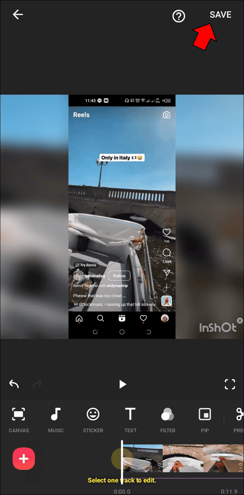 حل مشكلة عدم توفر الأغنية في انستقرام ريلز 29 Using the InShot App 6 حل مشكلة عدم توفر الأغنية في انستقرام ريلز