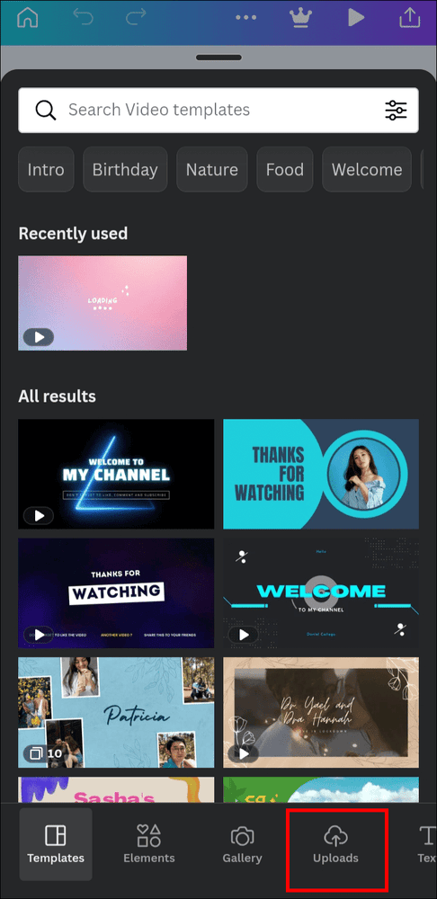 and upload كيفية إزالة الصوت من الفيديو في Canva