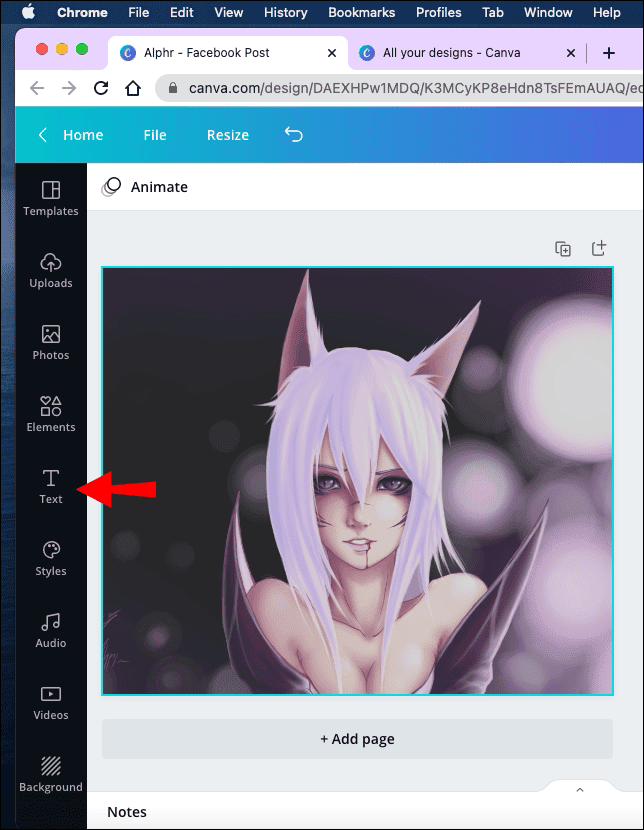 كيفية إضافة مربع نص في Canva 3 anydesk00008 2 كيفية إضافة مربع نص في Canva