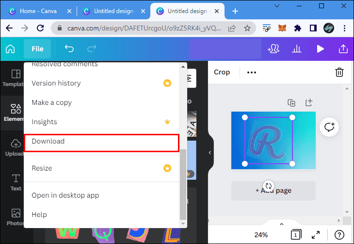 can6 كيفية عمل خلفية متدرجة الألوان في Canva
