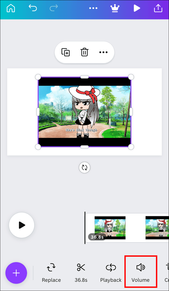 design كيفية إزالة الصوت من الفيديو في Canva