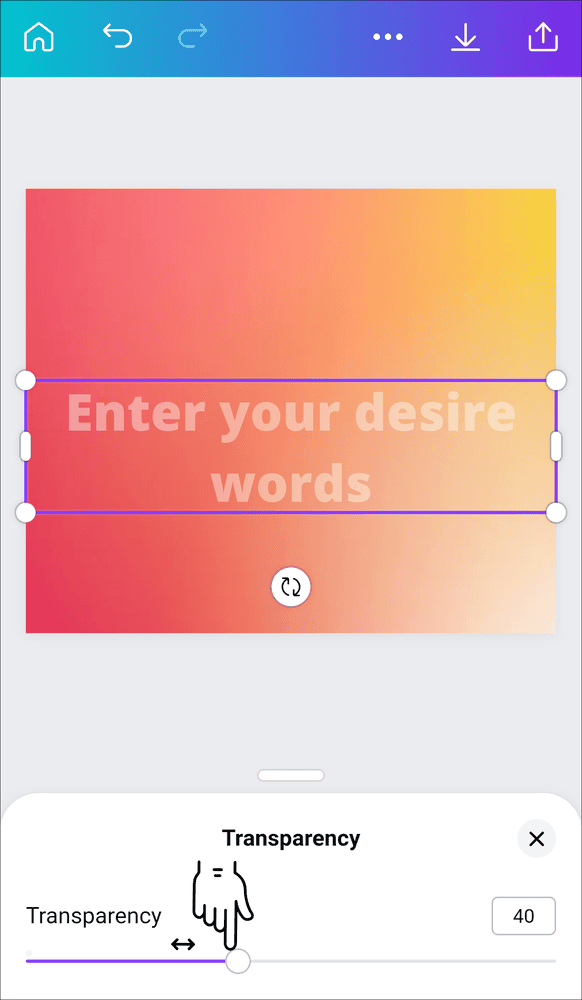 final2 4 كيفية عمل خلفية متدرجة الألوان في Canva