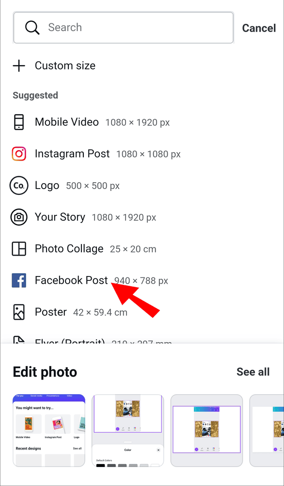 hhhhh كيفية عمل خلفية متدرجة الألوان في Canva
