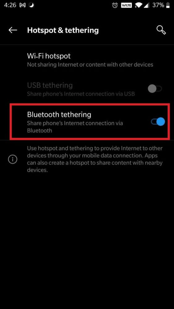 6 طرق لإيقاف تشغيل بلوتوث تلقائيًا على Android 8 hotspot 6 طرق لإيقاف تشغيل بلوتوث تلقائيًا على Android