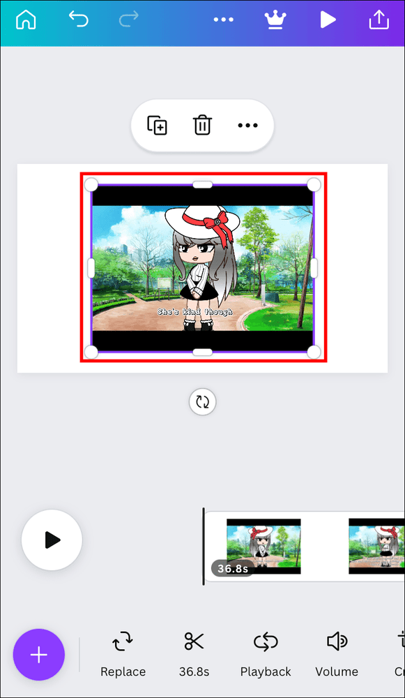 image كيفية إزالة الصوت من الفيديو في Canva