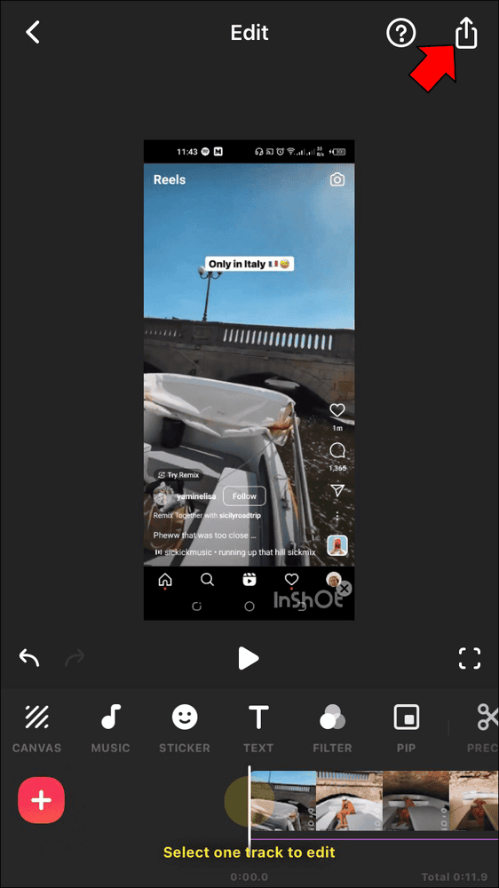 حل مشكلة عدم توفر الأغنية في انستقرام ريلز 33 inshot 5 حل مشكلة عدم توفر الأغنية في انستقرام ريلز