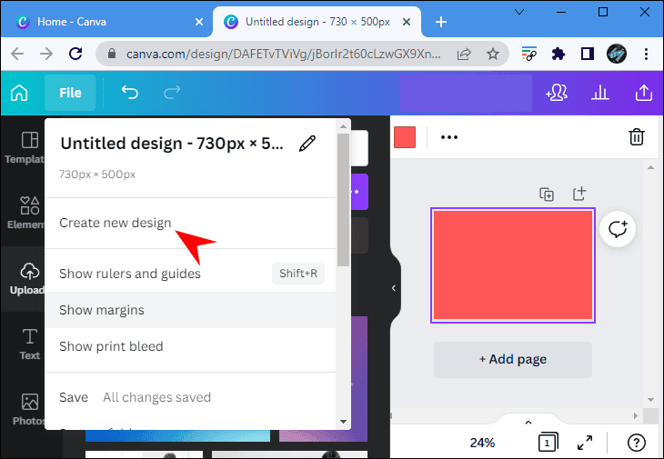 p1 3 كيفية عمل خلفية متدرجة الألوان في Canva