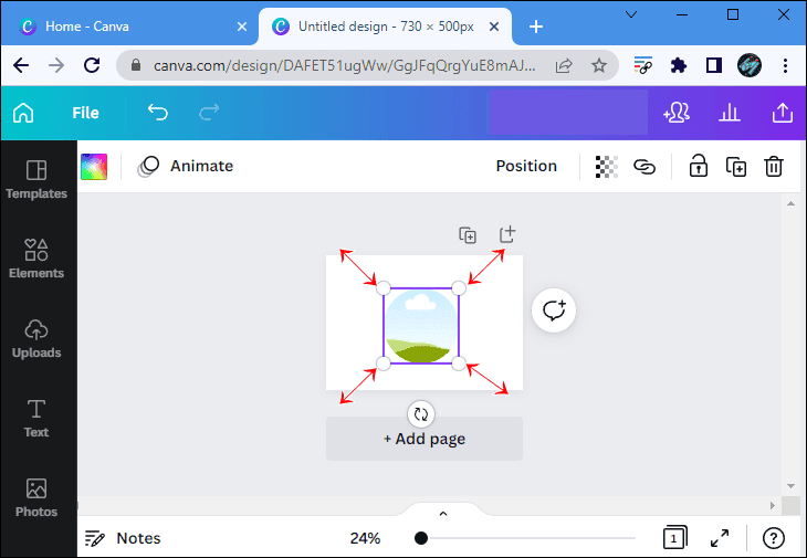 p3 2 كيفية عمل خلفية متدرجة الألوان في Canva