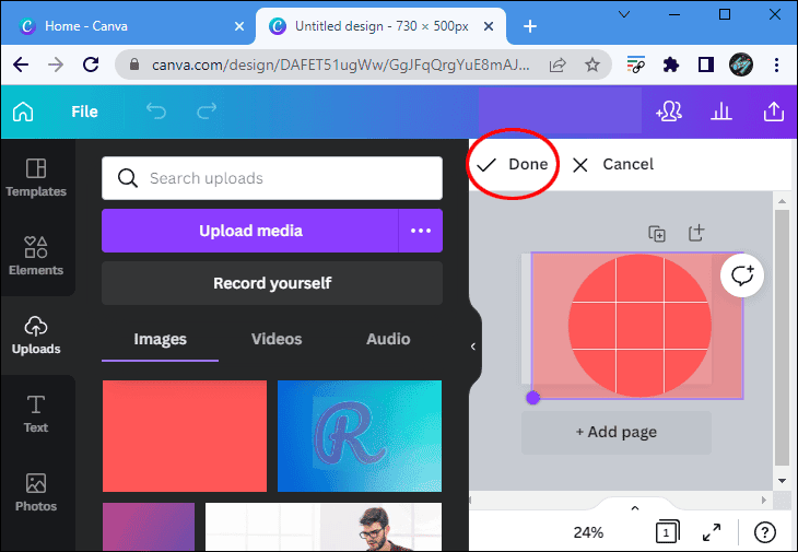 p8 1 كيفية عمل خلفية متدرجة الألوان في Canva