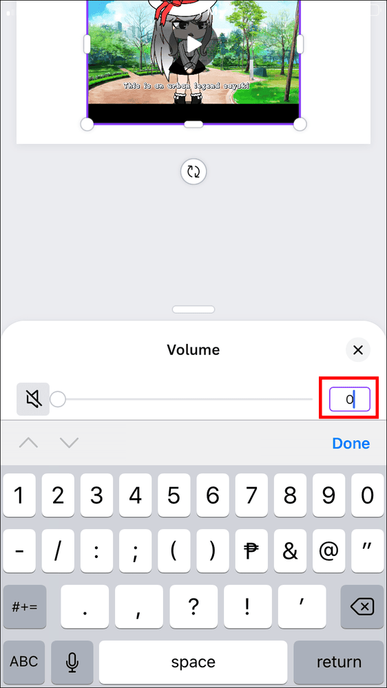 vol.zero كيفية إزالة الصوت من الفيديو في Canva
