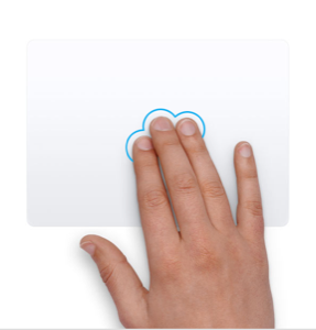 look up mac gesture