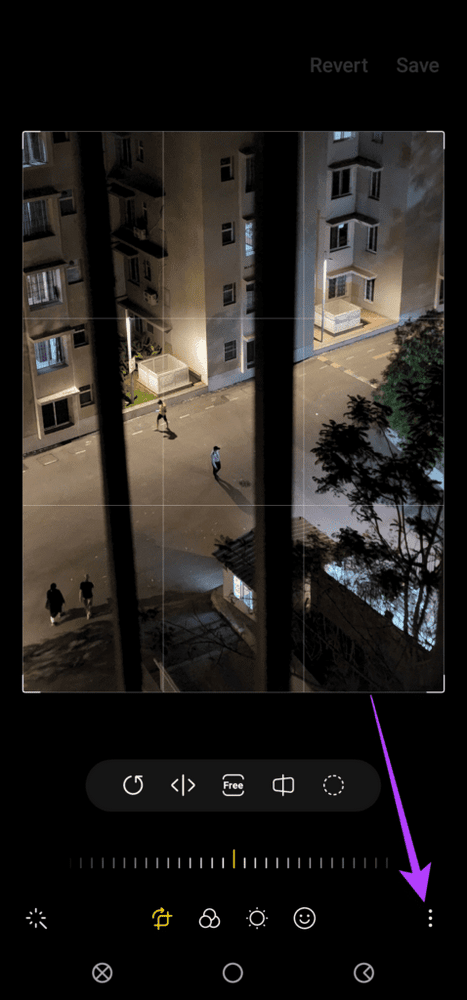 طريقة استخدام ممحاة العناصر من الصور على جوال سامسونج 3 ثلاث نقاط مينى لممحاة الكائن