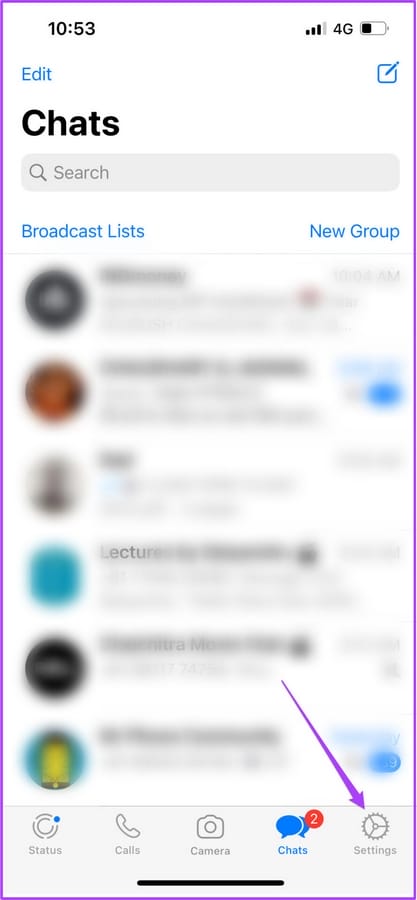 open settings in whatsapp iphone İPhone WhatsApp Siyah ekran sorunu: çözüm
