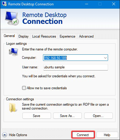 p5 2 Comment se connecter à Ubuntu à distance à partir d'un PC Windows?