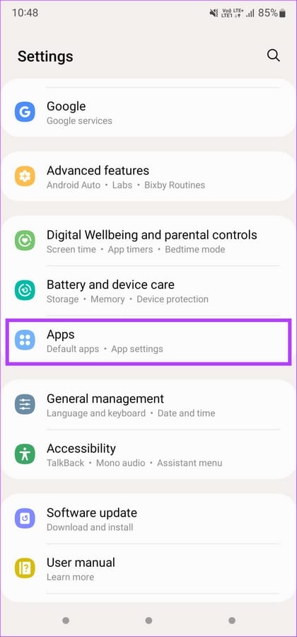 Façon de corriger l’erreur "erreur analyse package APK" 2 apps settings