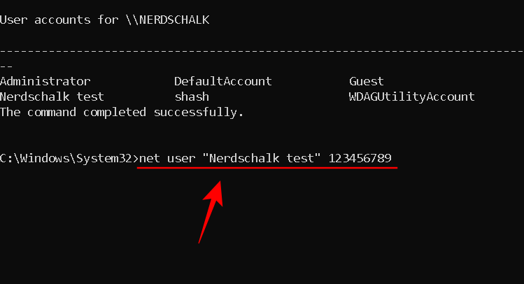 reset password with cmd win 11 12 كيفية إعادة تعيين كلمة مرور مسؤول ويندوز 11 باستخدام موجه الأوامر (CMD)