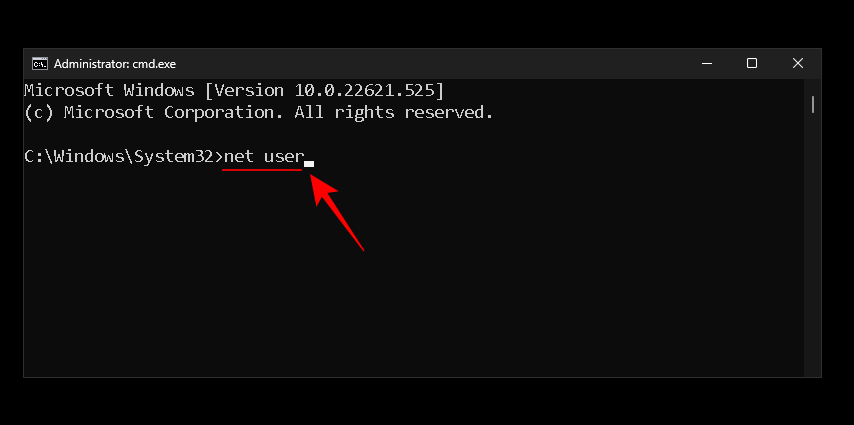 reset password with cmd win 11 21 كيفية إعادة تعيين كلمة مرور مسؤول ويندوز 11 باستخدام موجه الأوامر (CMD)