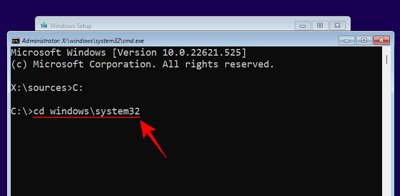 reset password with cmd win 11 27 كيفية إعادة تعيين كلمة مرور مسؤول ويندوز 11 باستخدام موجه الأوامر (CMD)