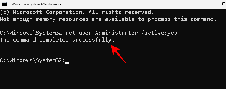 reset password with cmd win 11 33 كيفية إعادة تعيين كلمة مرور مسؤول ويندوز 11 باستخدام موجه الأوامر (CMD)