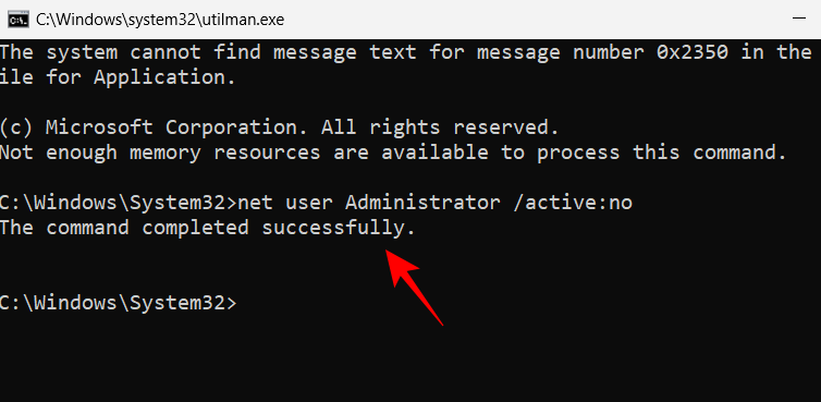 reset password with cmd win 11 47 كيفية إعادة تعيين كلمة مرور مسؤول ويندوز 11 باستخدام موجه الأوامر (CMD)