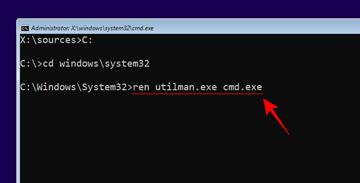 reset password with cmd win 11 48 كيفية إعادة تعيين كلمة مرور مسؤول ويندوز 11 باستخدام موجه الأوامر (CMD)