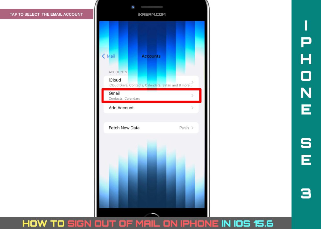 sign out of mail on iphone se3 SELECT 1024x731 1 iPhone'da Mail'den Çıkış Yapma