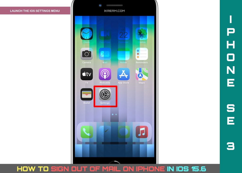 sign out of mail on iphone se3 SETTINGS 1024x731 1 iPhone'da Mail'den Çıkış Yapma