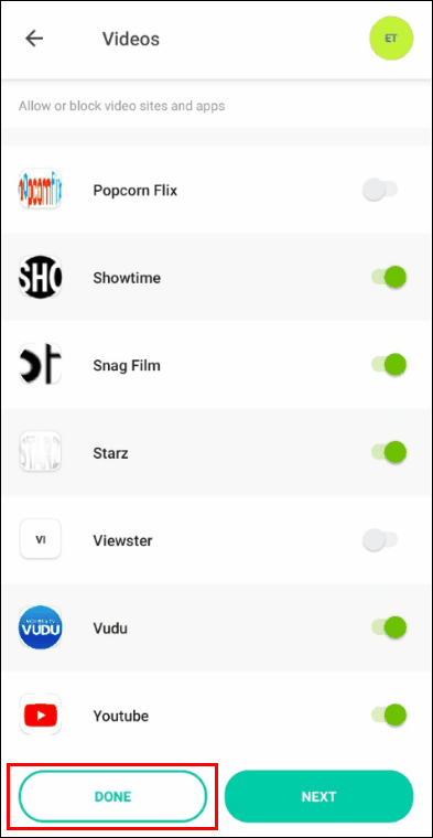 tap1 Comment bloquer YouTube sur Android