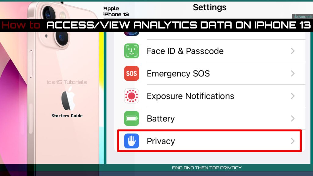 view analytics data iphone13 ios15 PRIVACY 1024x576 1 iPhone Analiz Verileri Nasıl Görüntülenir?