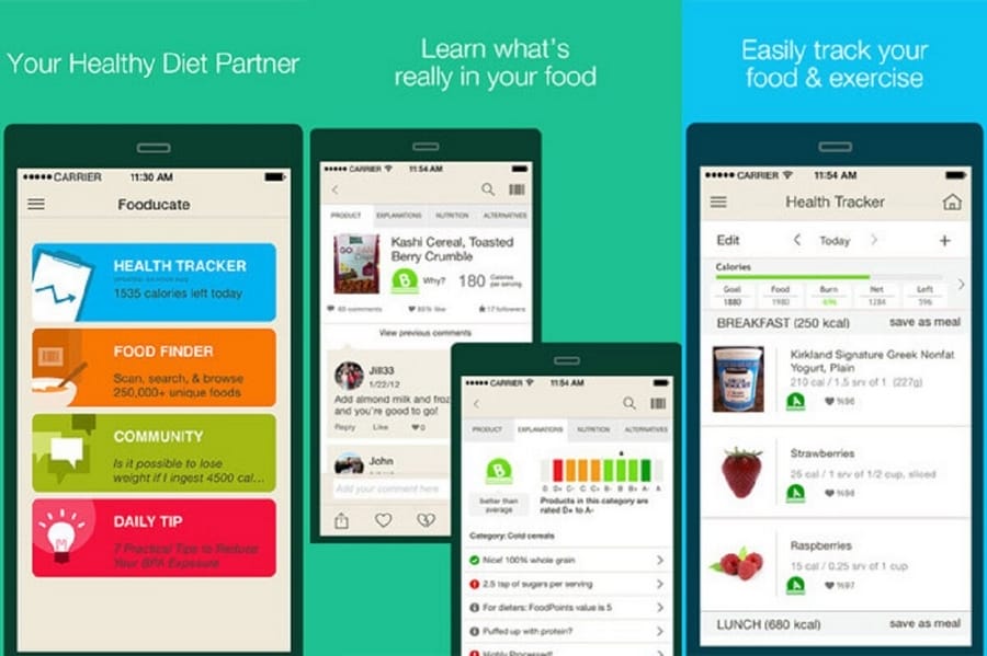 تطبيقات الأنظمة الغذائية