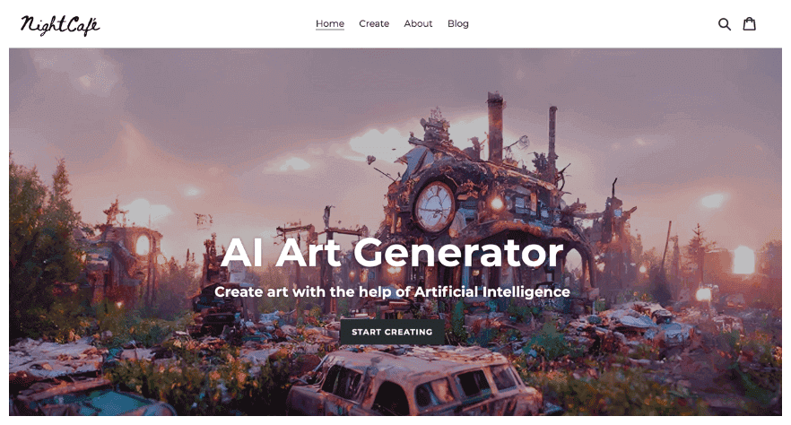 أدوات الذكاء الاصطناعي: تحويل الكلمات الى لوحات ورسومات 3 NightCafe أدوات الذكاء الاصطناعي: تحويل الكلمات الى لوحات ورسومات