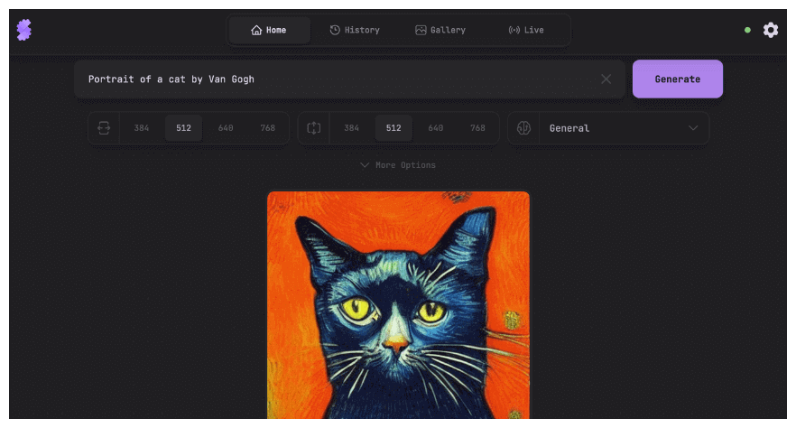 أدوات الذكاء الاصطناعي: تحويل الكلمات الى لوحات ورسومات 5 StableCog أدوات الذكاء الاصطناعي: تحويل الكلمات الى لوحات ورسومات