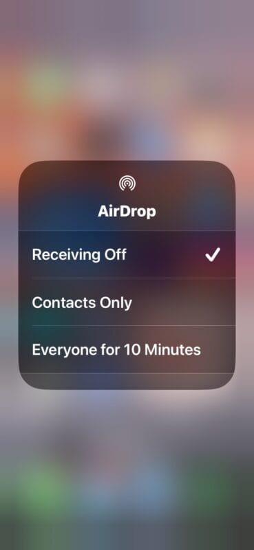 كيفية إيقاف تشغيل AirDrop على iPhone أو iPad