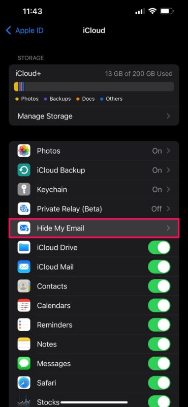 طريقة استخدام Hide My Email for Signups from آيفون