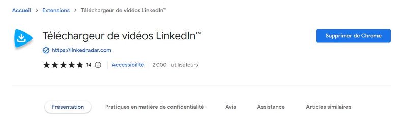 The LinkedIn Video Downloader Chrome Extension