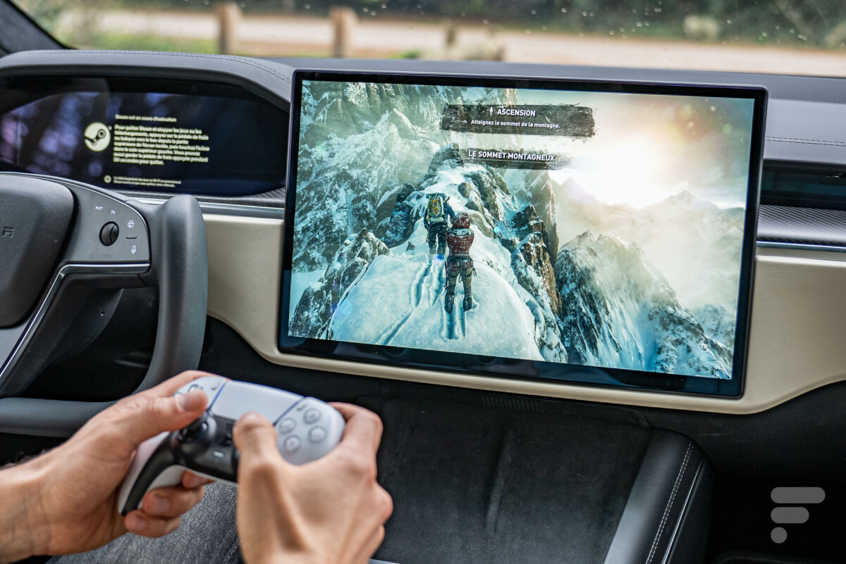 How to Play Steam in a Tesla: Video Games with PS5 Power in a Car 20 tesla model x plaid steam 5 1200x801 1 How to Play Steam in a Tesla: Video Games with PS5 Power in a Car