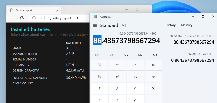 Screenshot202023 05 1920203620 How to Determine the Wear Level of Your Laptop Battery in Windows