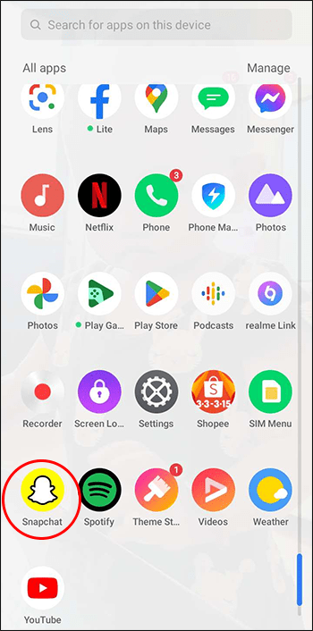 Snapchat App